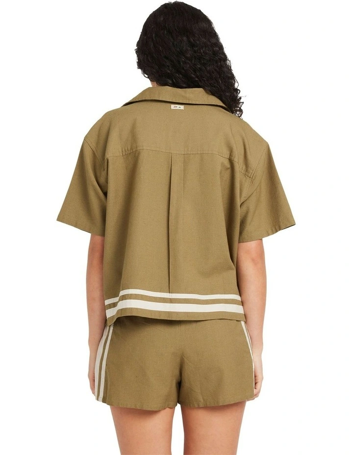 Mel Short Sleeve Shirts in Green image 2