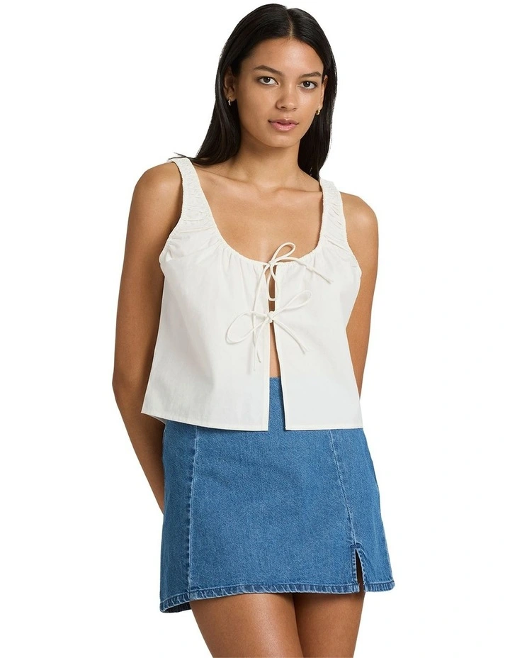 Ray Tank Top in White image 1