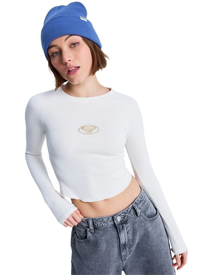 Basecamp Long Sleeve T-shirt in White image 1