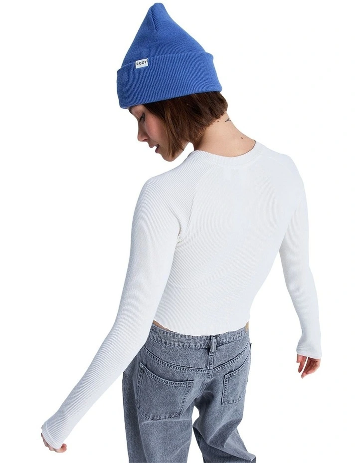 Basecamp Long Sleeve T-shirt in White image 2