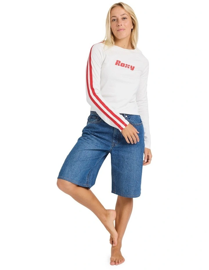 Game Time Long Sleeve T-shirt in White image 5