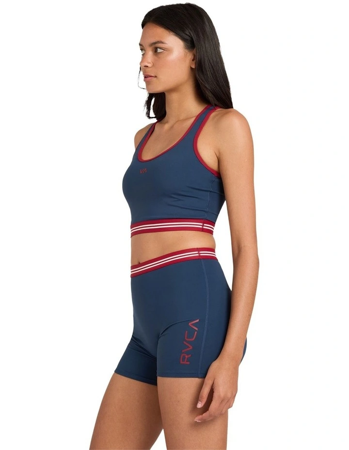 VA Essential Racer Bra in Blue image 3