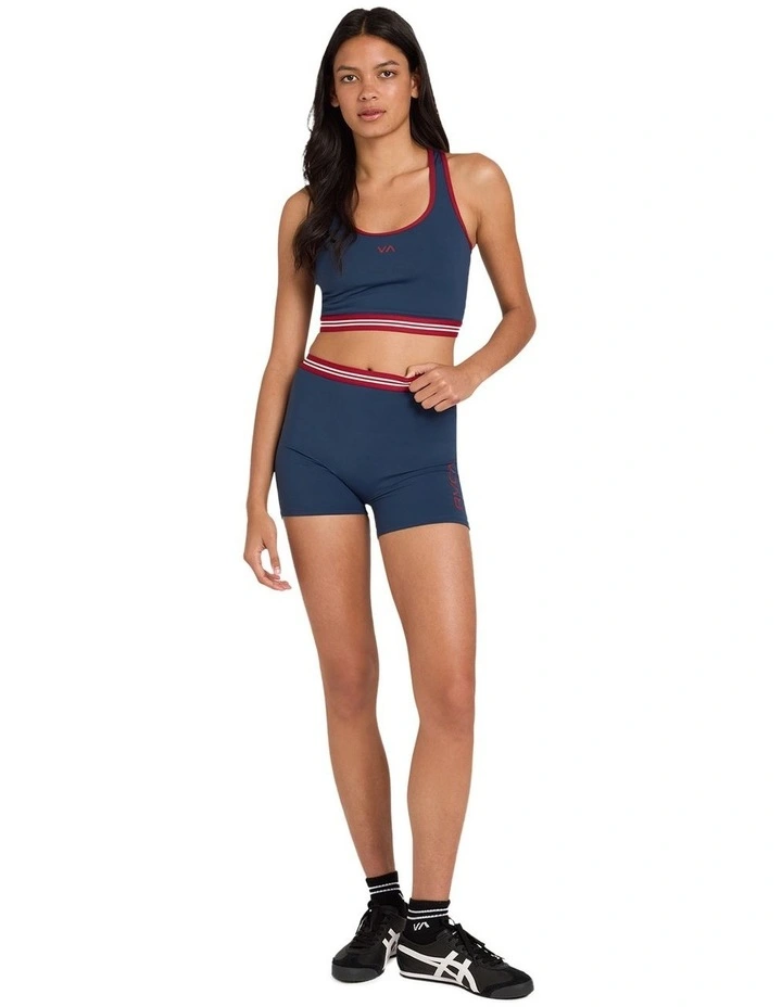 VA Essential Racer Bra in Blue image 5