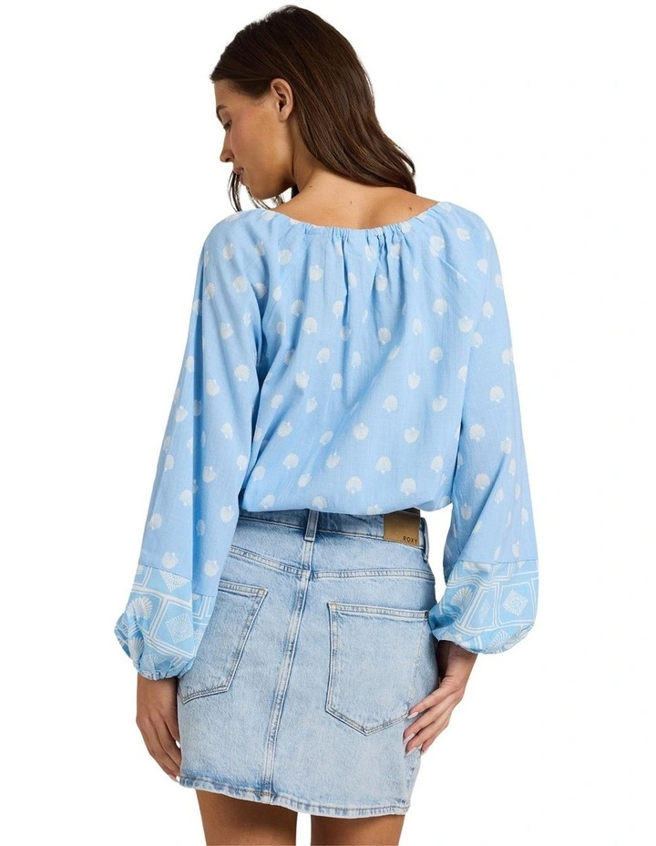 Cactus Flower Long Sleeve Top image 2