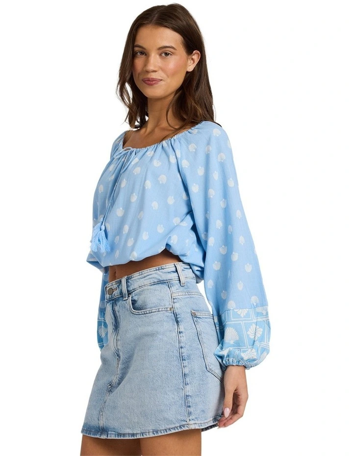 Cactus Flower Long Sleeve Top image 3
