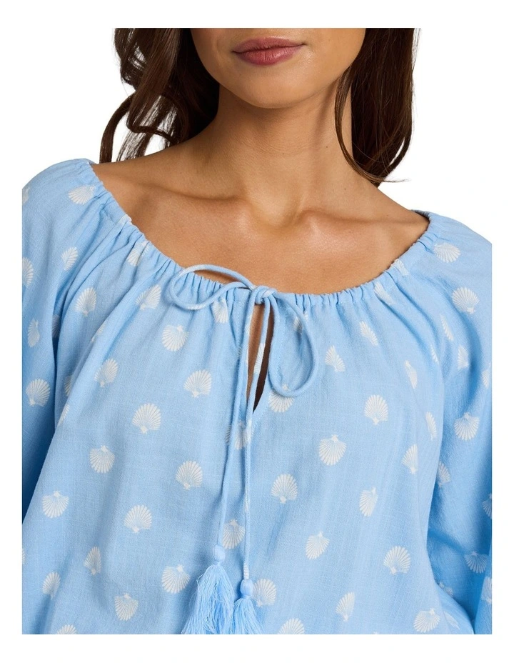 Cactus Flower Long Sleeve Top image 4