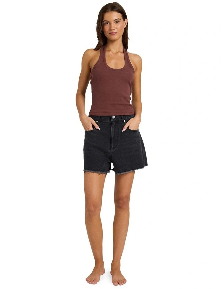 Base Rib Halter Tank Top image 5