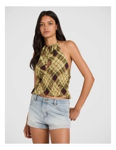 Harper Halter Tank Top in Multi