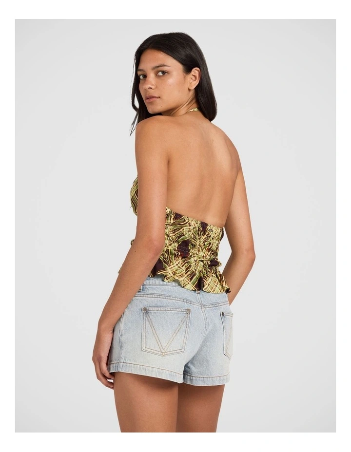 Harper Halter Tank Top in Multi image 2