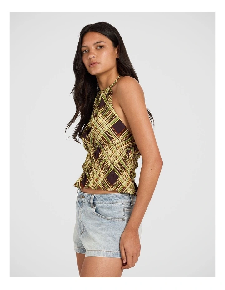Harper Halter Tank Top in Multi image 3