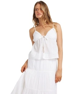 High Tides Cami Top in White