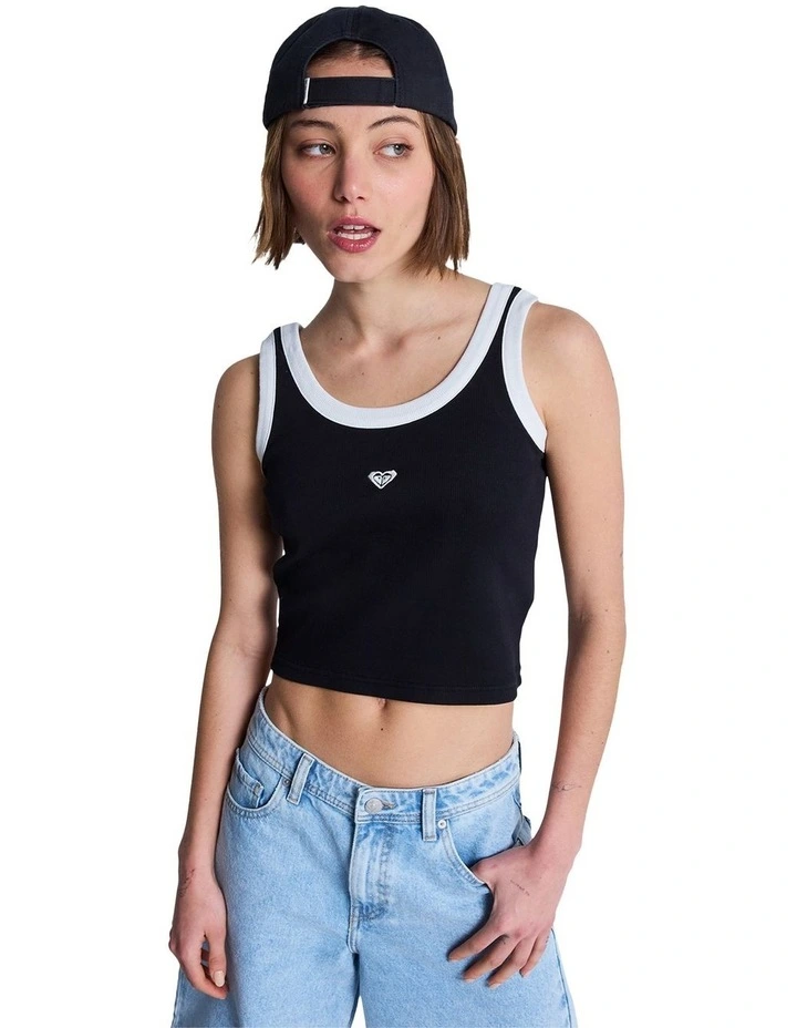Keep It Cool Tank Top in Black image 1