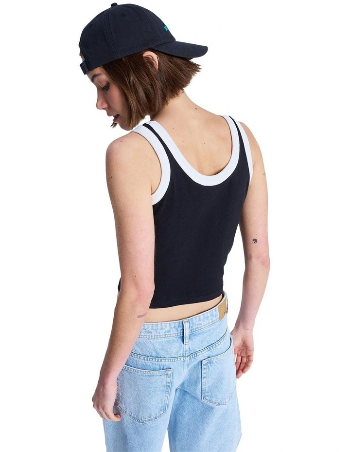 Keep It Cool Tank Top in Black image 2