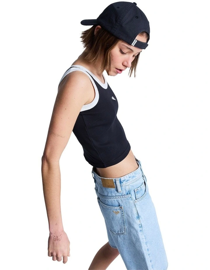 Keep It Cool Tank Top in Black image 3