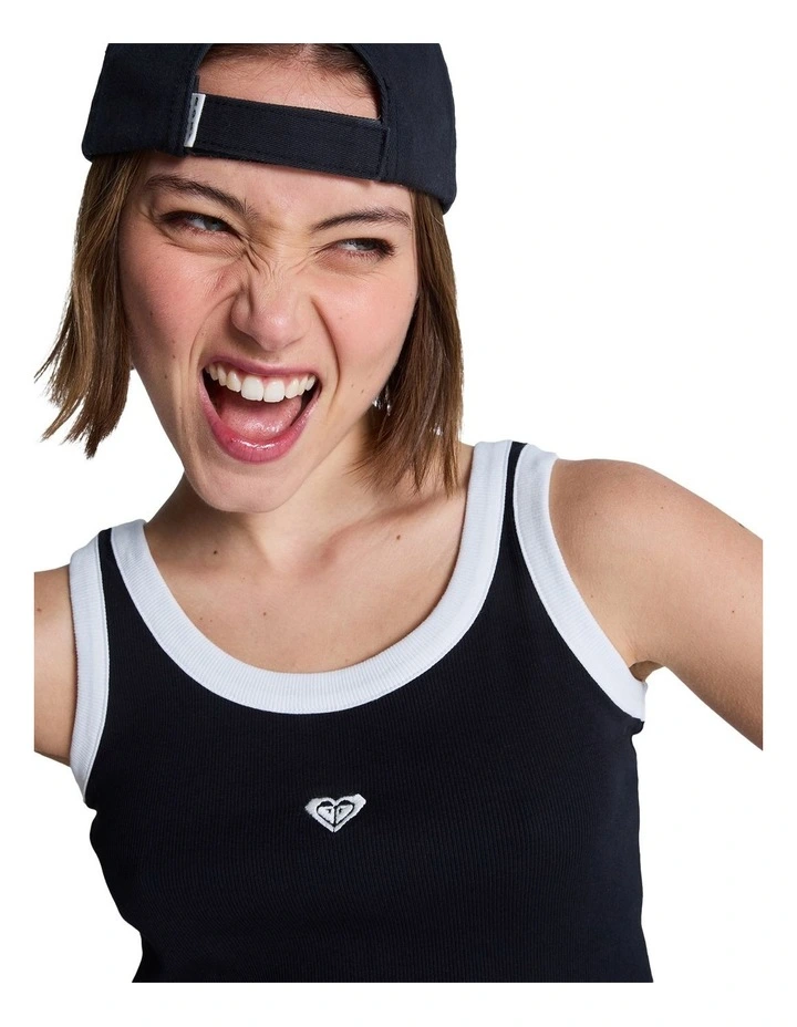 Keep It Cool Tank Top in Black image 4