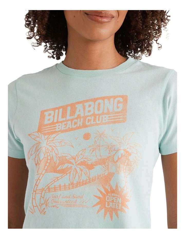 Open Late Tee in Sky Blue image 4