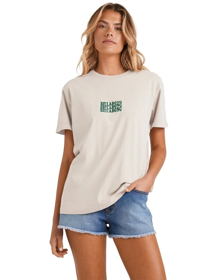 Surf High Tee in White image 1