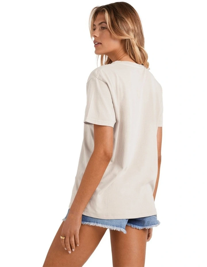 Surf High Tee in White image 2