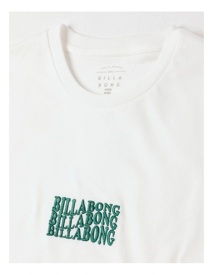 Surf High Tee in White image 2