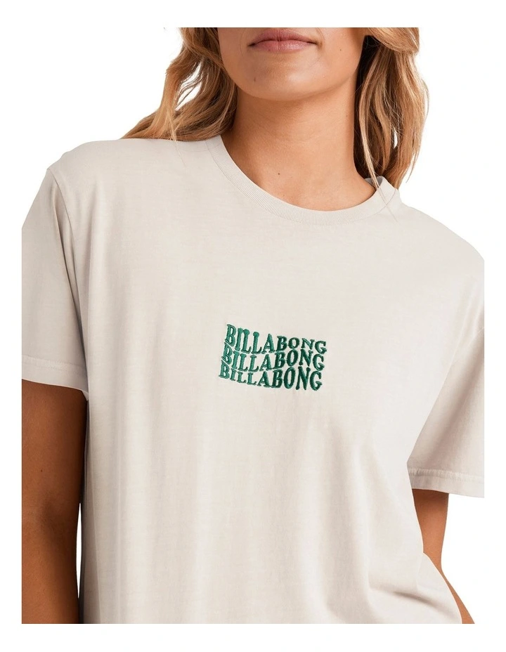 Surf High Tee in White image 4