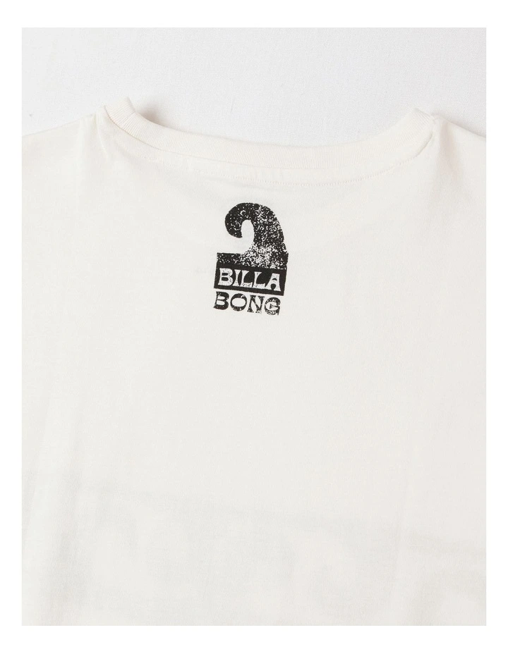 Wave Fade Tee in White image 4