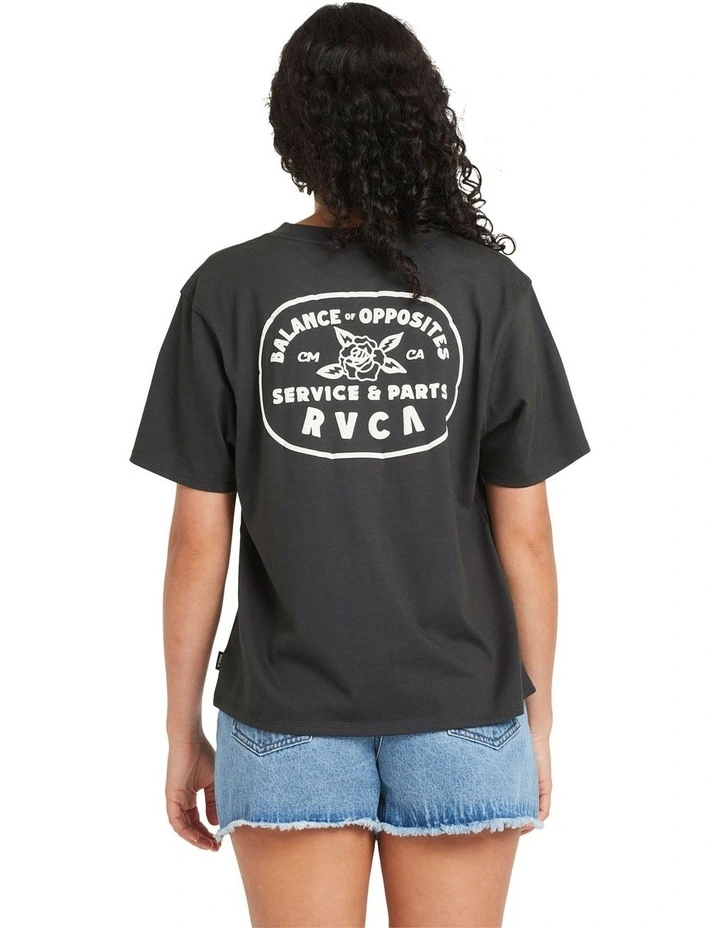 Electric Rose Easy T-shirt in Black image 2