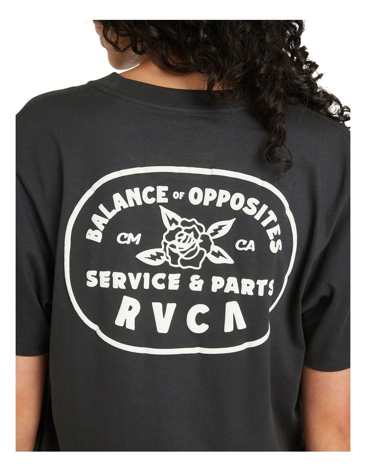 Electric Rose Easy T-shirt in Black image 4