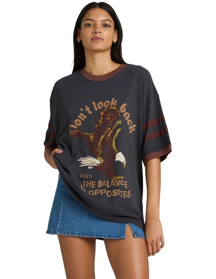 Toni Ringer T-Shirt in Black image 1