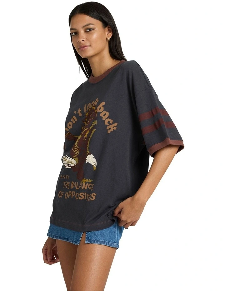 Toni Ringer T-Shirt in Black image 3