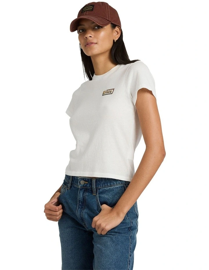 411 T-Shirt in White image 3