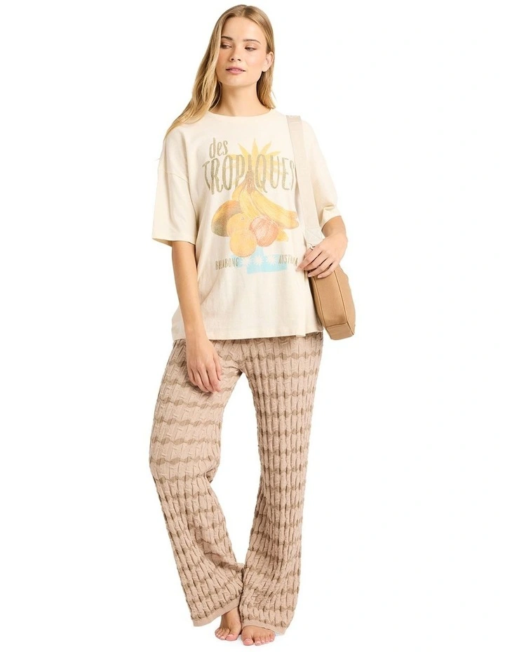 Freshest Things Oversized T-shirt in Whitecap image 5