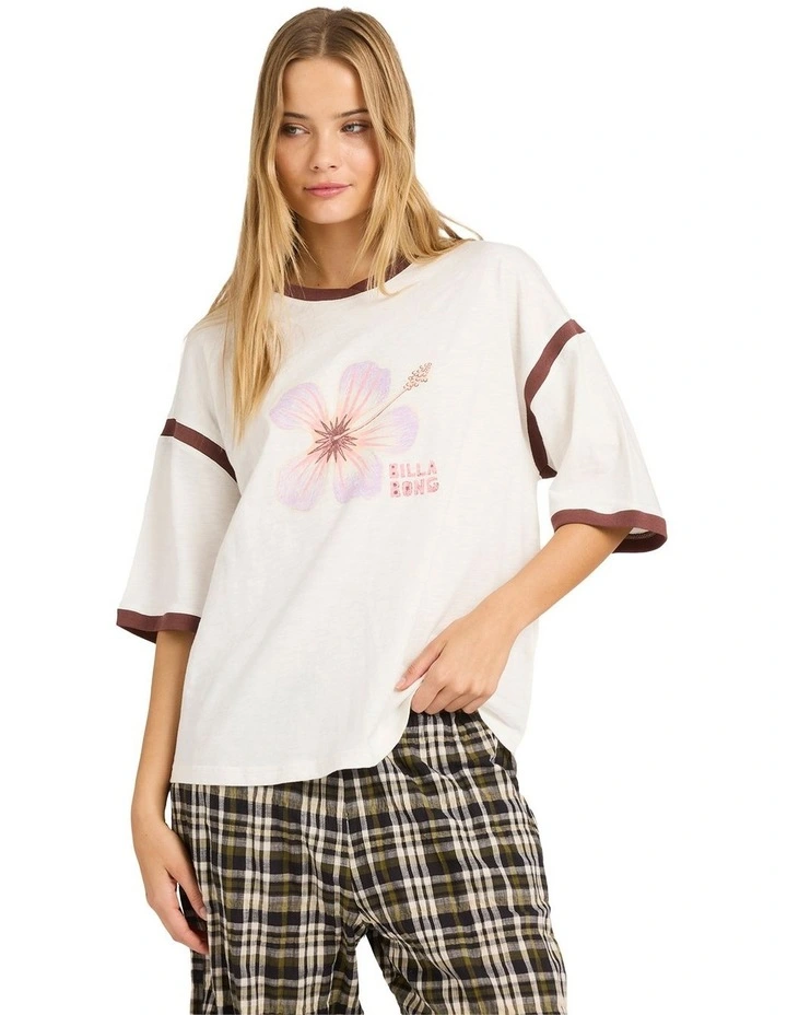 All Day Paradise T-shirt in Salt Crystal image 1