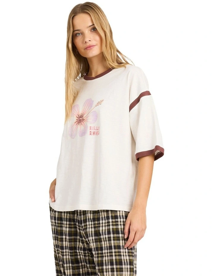 All Day Paradise T-shirt in Salt Crystal image 3