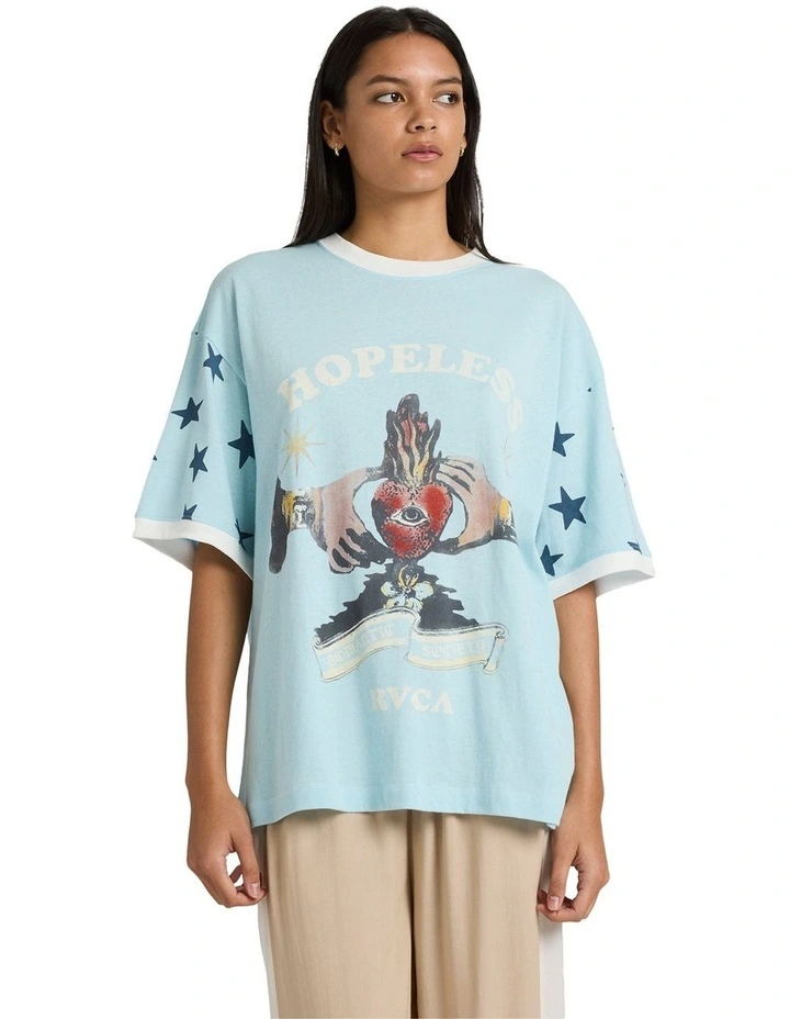 Toni Ringer T-shirt in Blue image 1