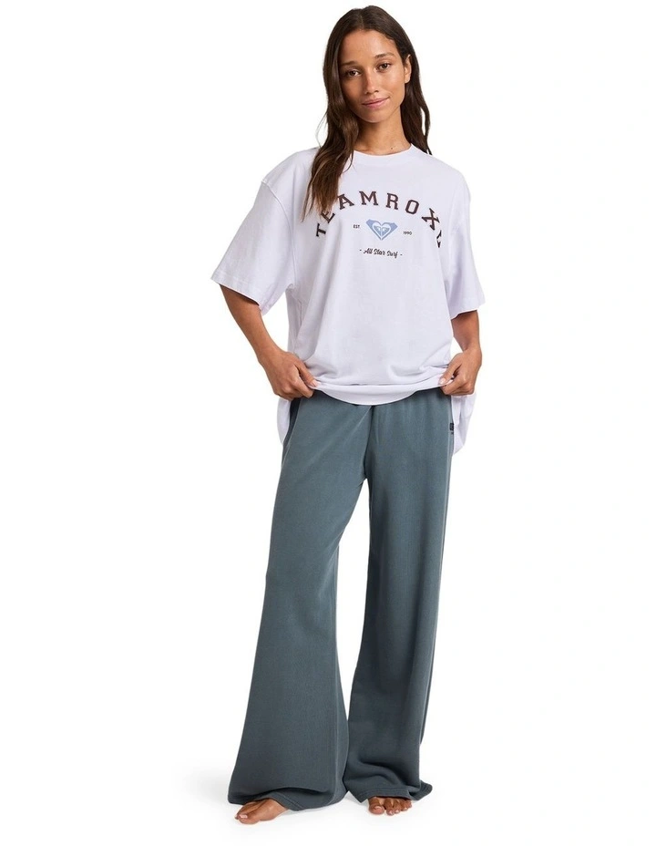 Dawn Days Oversized T-shirt in White image 5