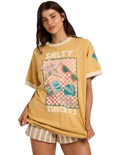 Salty Since 73 T-Shirt in Curry