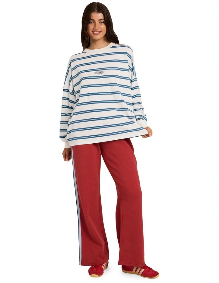 Original Tides Long Sleeve T-Shirt in Salt Crystal Stripe Print image 5