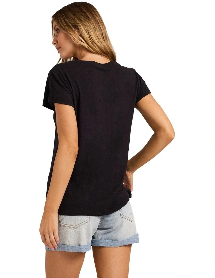 Formula T-shirt in Black Pebble image 2