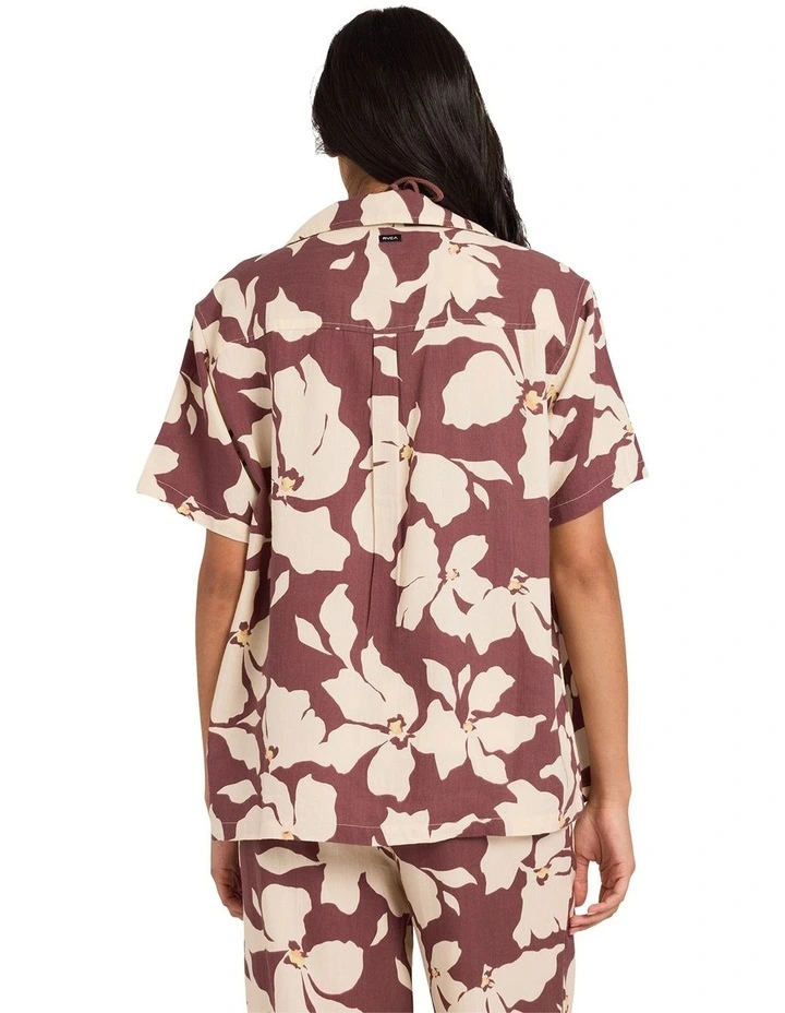 Rhi Overshirt Short Sleeve Shirt in Brown image 2