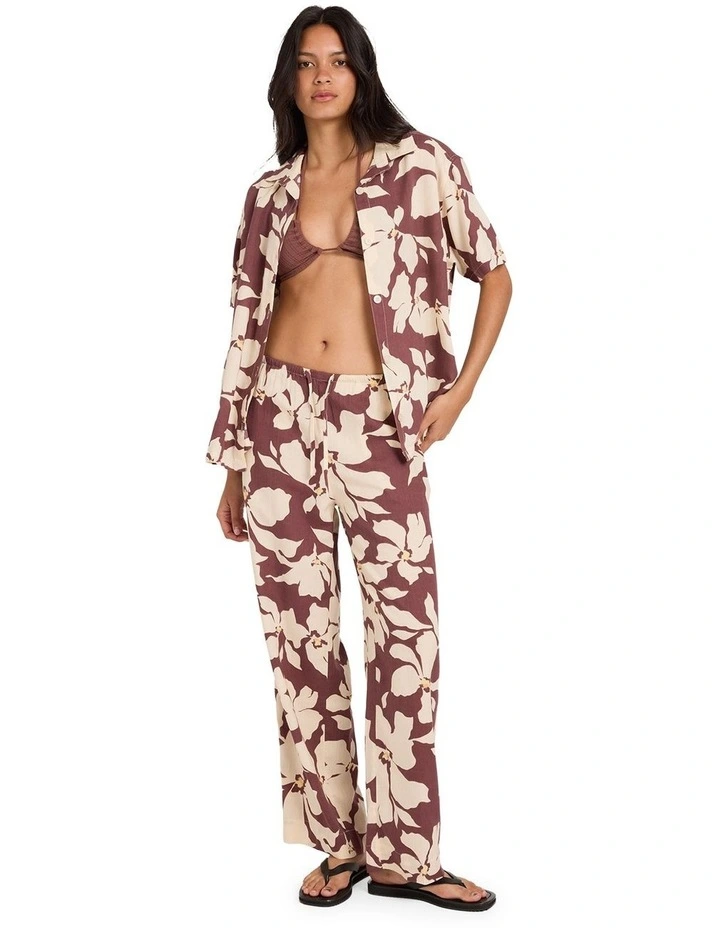 Rhi Overshirt Short Sleeve Shirt in Brown image 5