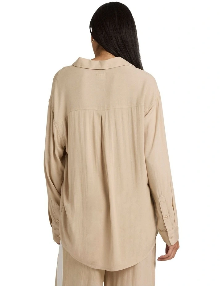 Showdown Long Sleeve Shirt in Brown image 2