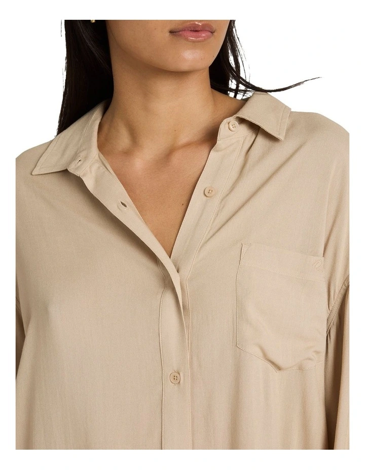 Showdown Long Sleeve Shirt in Brown image 4