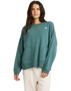 Don't Forget Pullover Crew Neck in Alpine