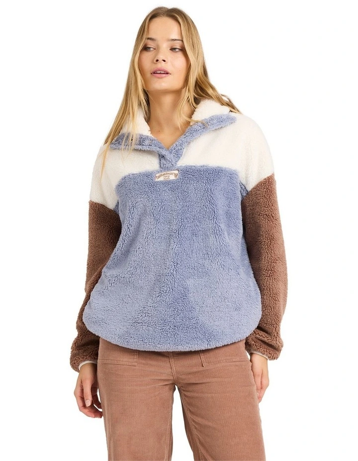 Vibes Back Pullover in Low Tide image 1