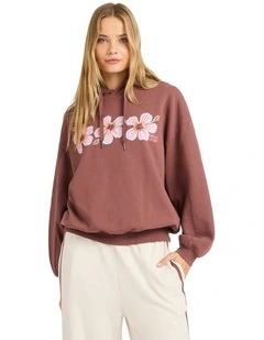 Back To It Kendal Hoodie Sweatshirt in Esspresso