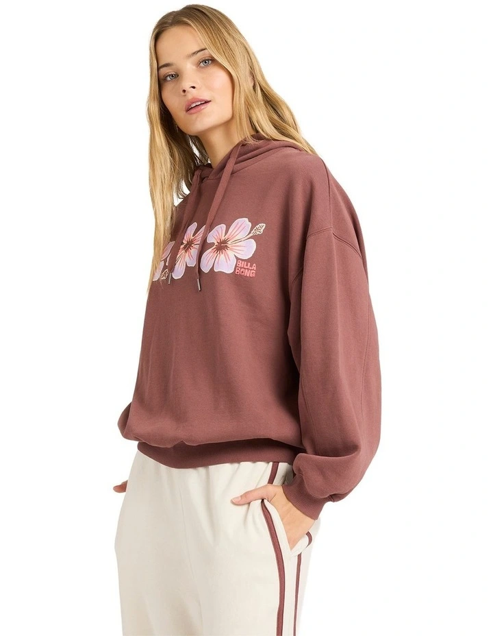 Back To It Kendal Hoodie Sweatshirt in Esspresso image 3