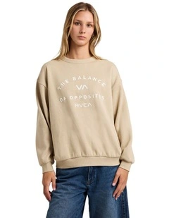 Bold Crew Neck Jumpers in Sand