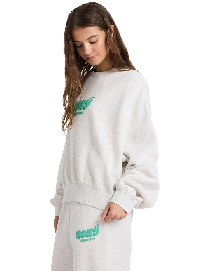 Cruiser Crew Neck Sweat Top in Print image 3