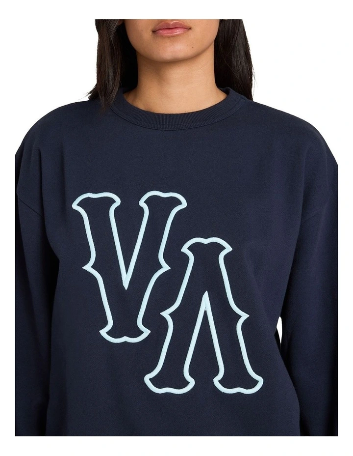 VA Crew Neck in Blue image 4