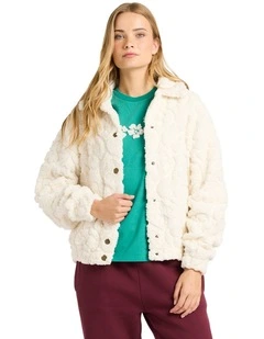 Ride Cozy Jacket in Salt Crystal